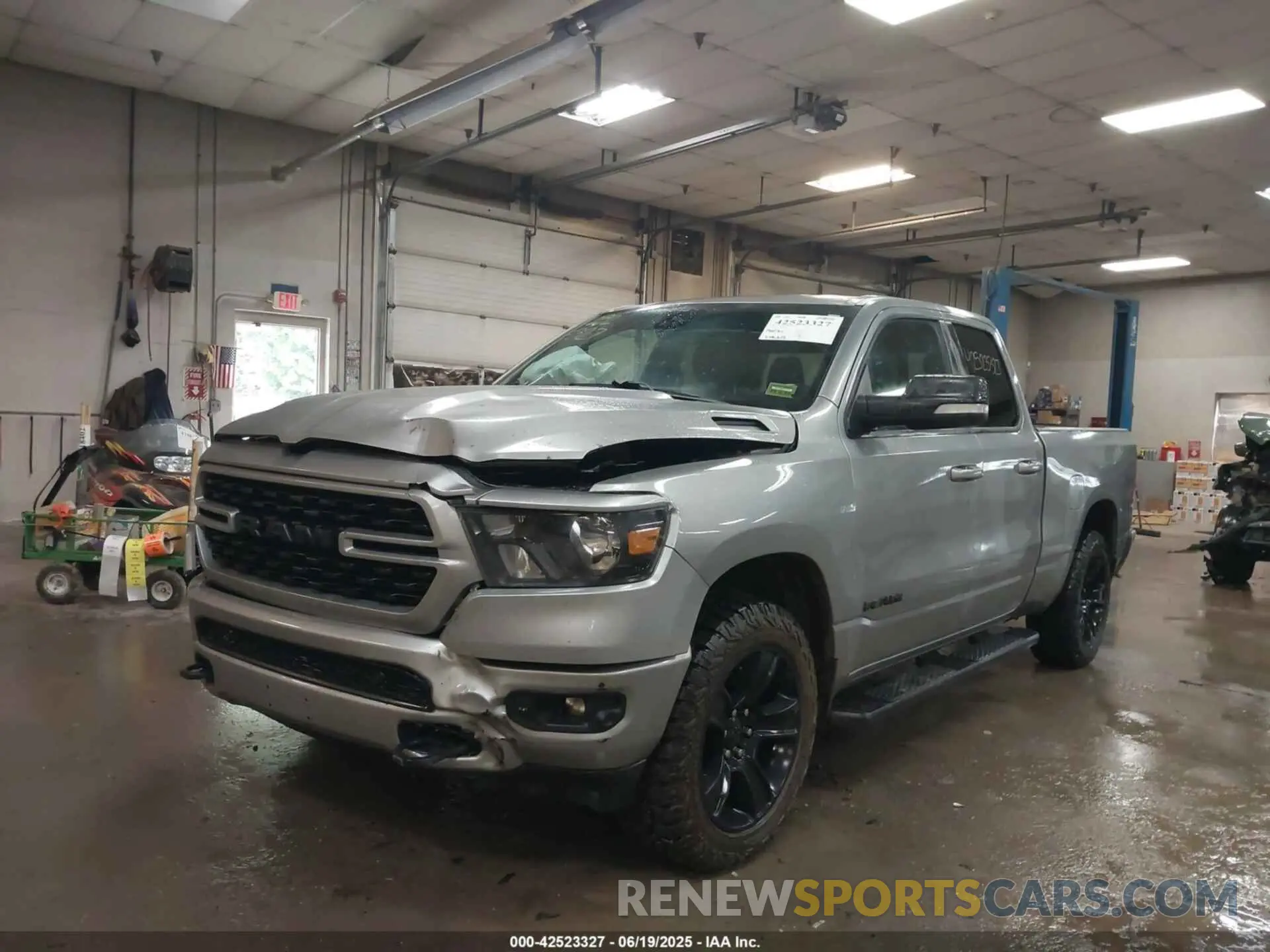 2 fotografías del automóvil dañado 1C6SRFBT4NN164801 RAM 1500 2022