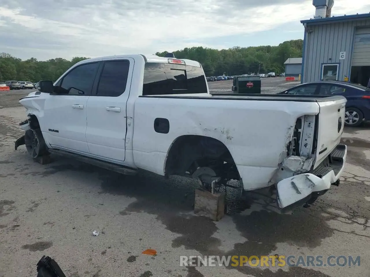 2 fotografías del automóvil dañado 1C6SRFBT6NN117916 RAM 1500 2022