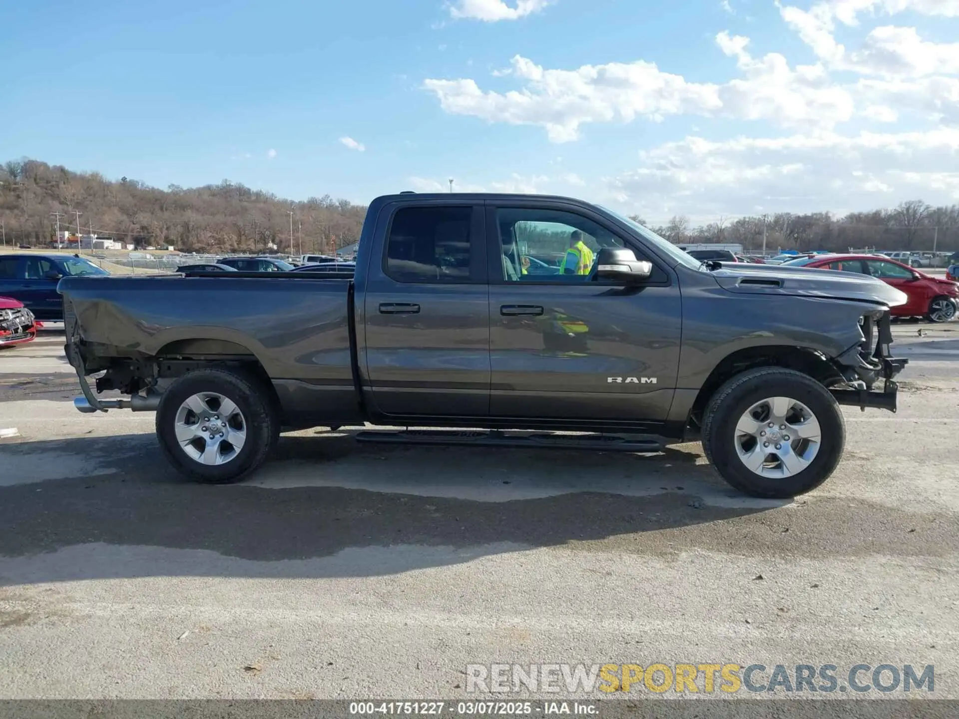 14 fotografías del automóvil dañado 1C6SRFBT6NN159941 RAM 1500 2022