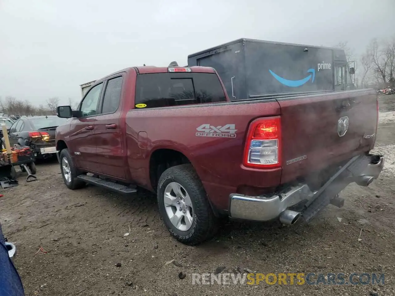 2 fotografías del automóvil dañado 1C6SRFBT8NN134166 RAM 1500 2022