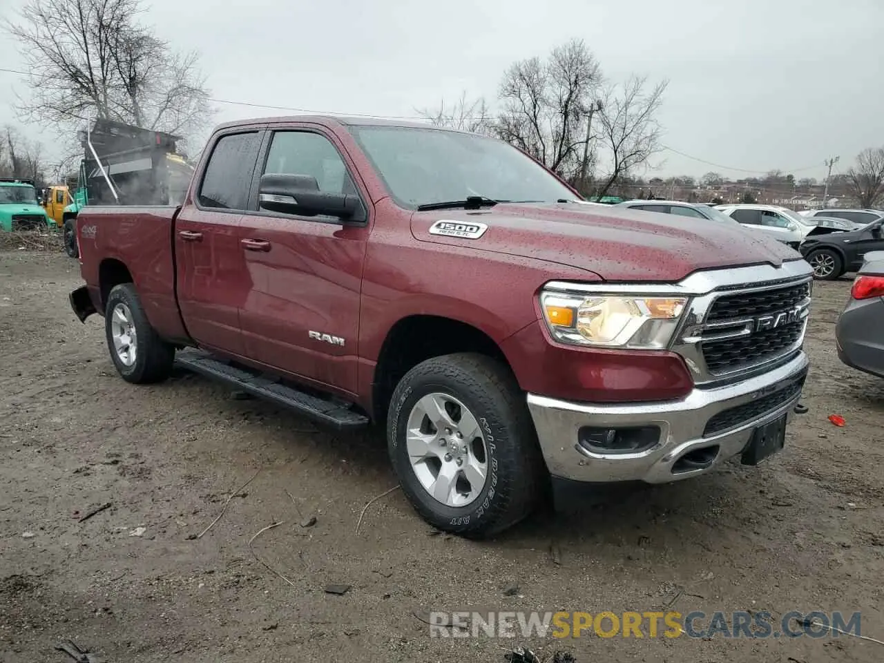 4 fotografías del automóvil dañado 1C6SRFBT8NN134166 RAM 1500 2022