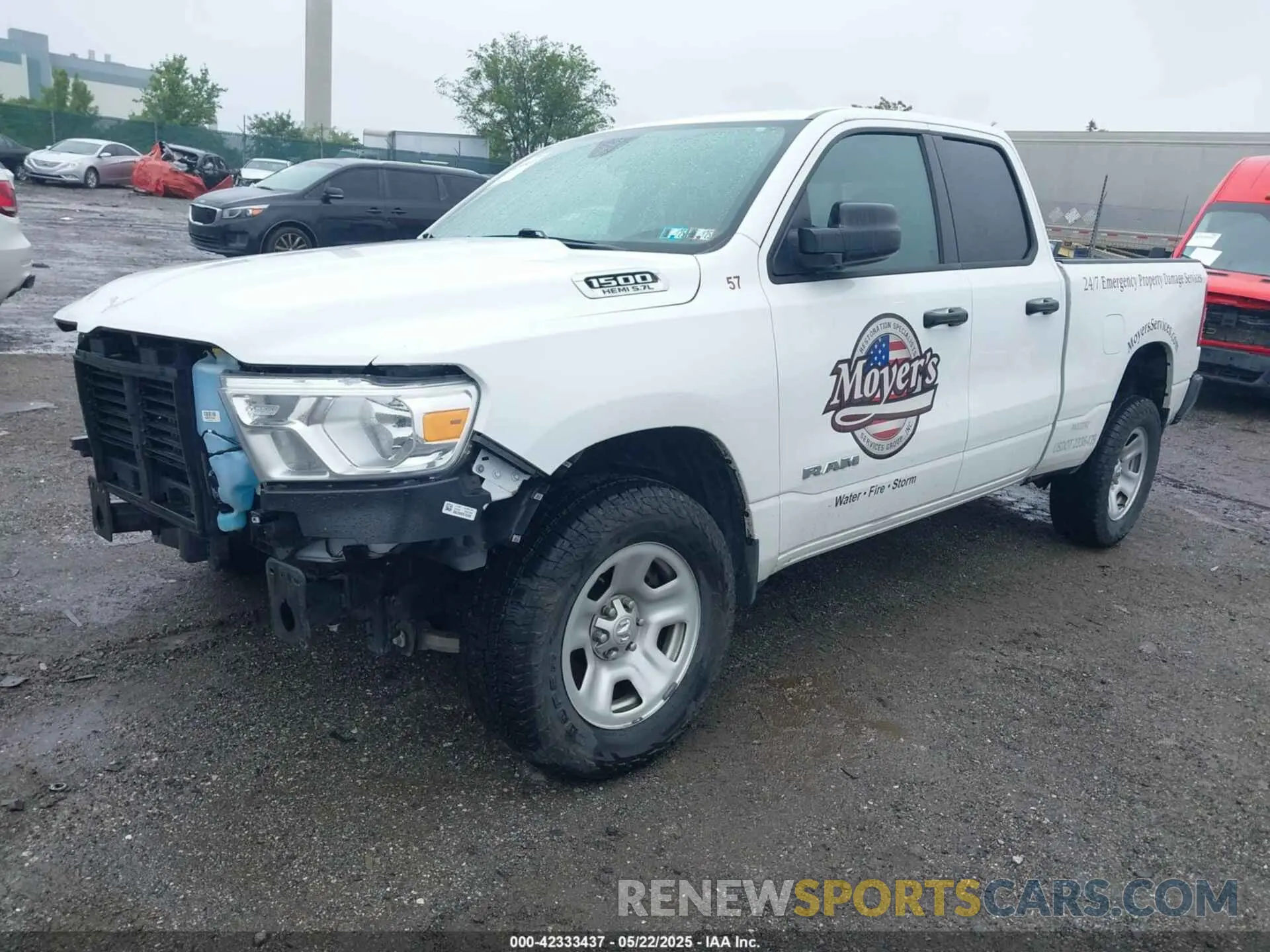 2 fotografías del automóvil dañado 1C6SRFCT2NN213959 RAM 1500 2022