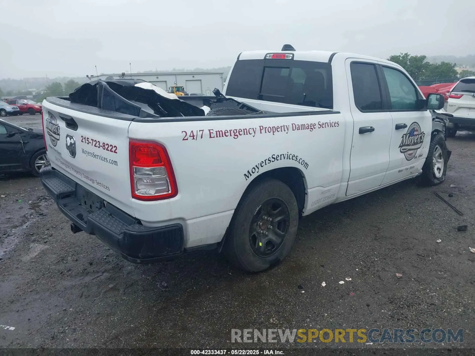 4 fotografías del automóvil dañado 1C6SRFCT2NN213959 RAM 1500 2022