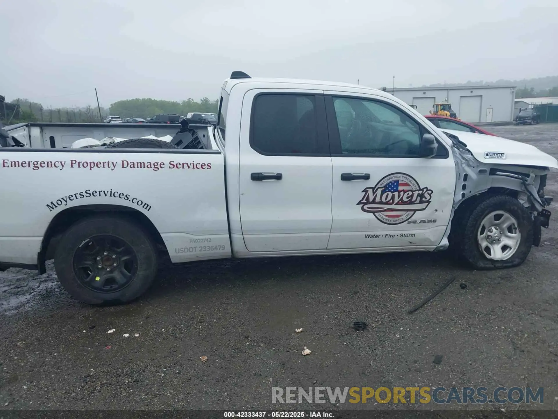 5 fotografías del automóvil dañado 1C6SRFCT2NN213959 RAM 1500 2022