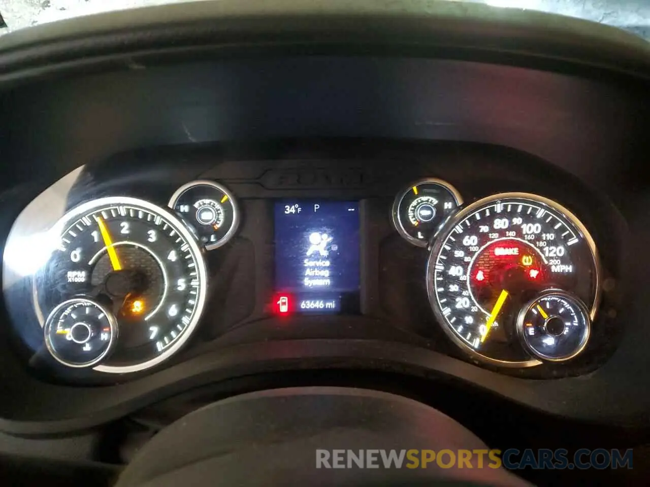 9 fotografías del automóvil dañado 1C6SRFCTXNN282558 RAM 1500 2022