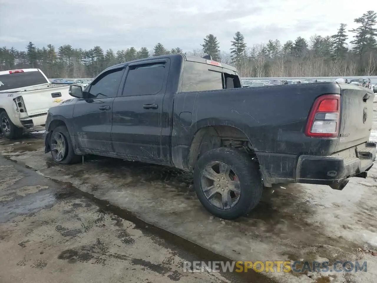 2 fotografías del automóvil dañado 1C6SRFFM4NN351524 RAM 1500 2022