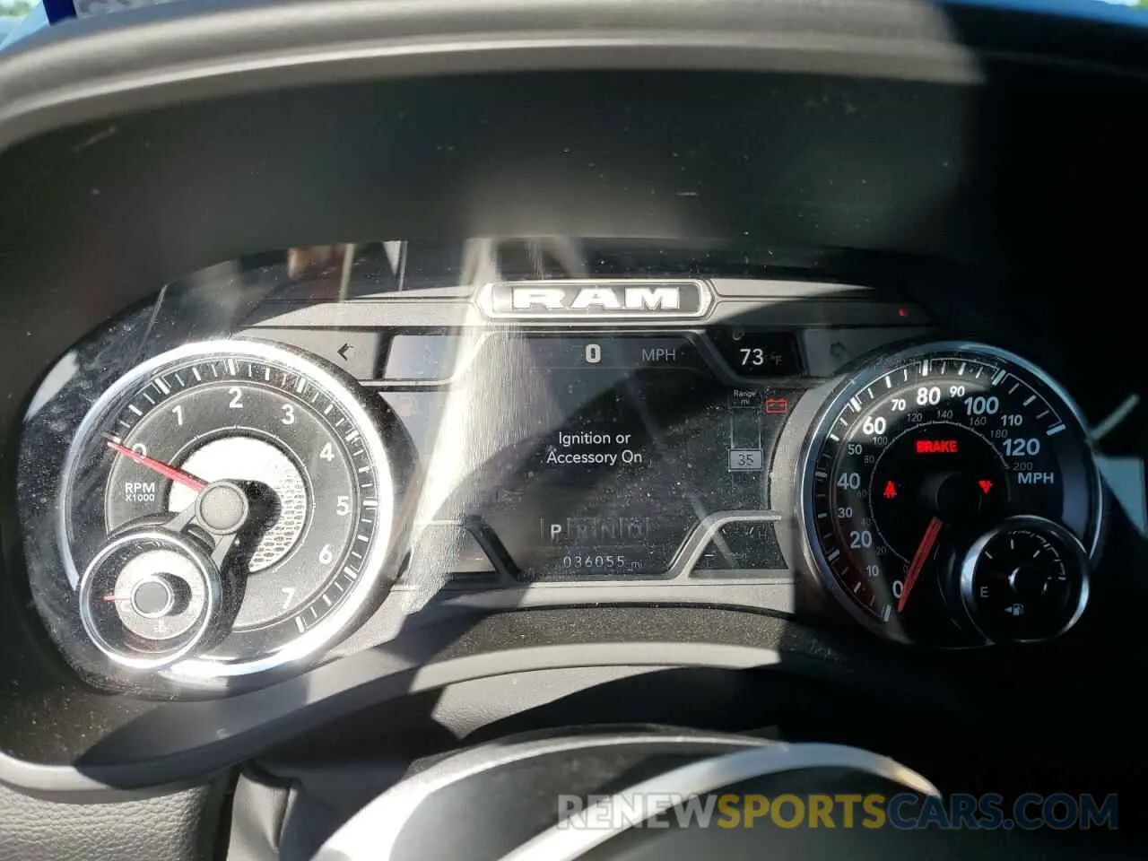 9 fotografías del automóvil dañado 1C6SRFFT1NN313174 RAM 1500 2022
