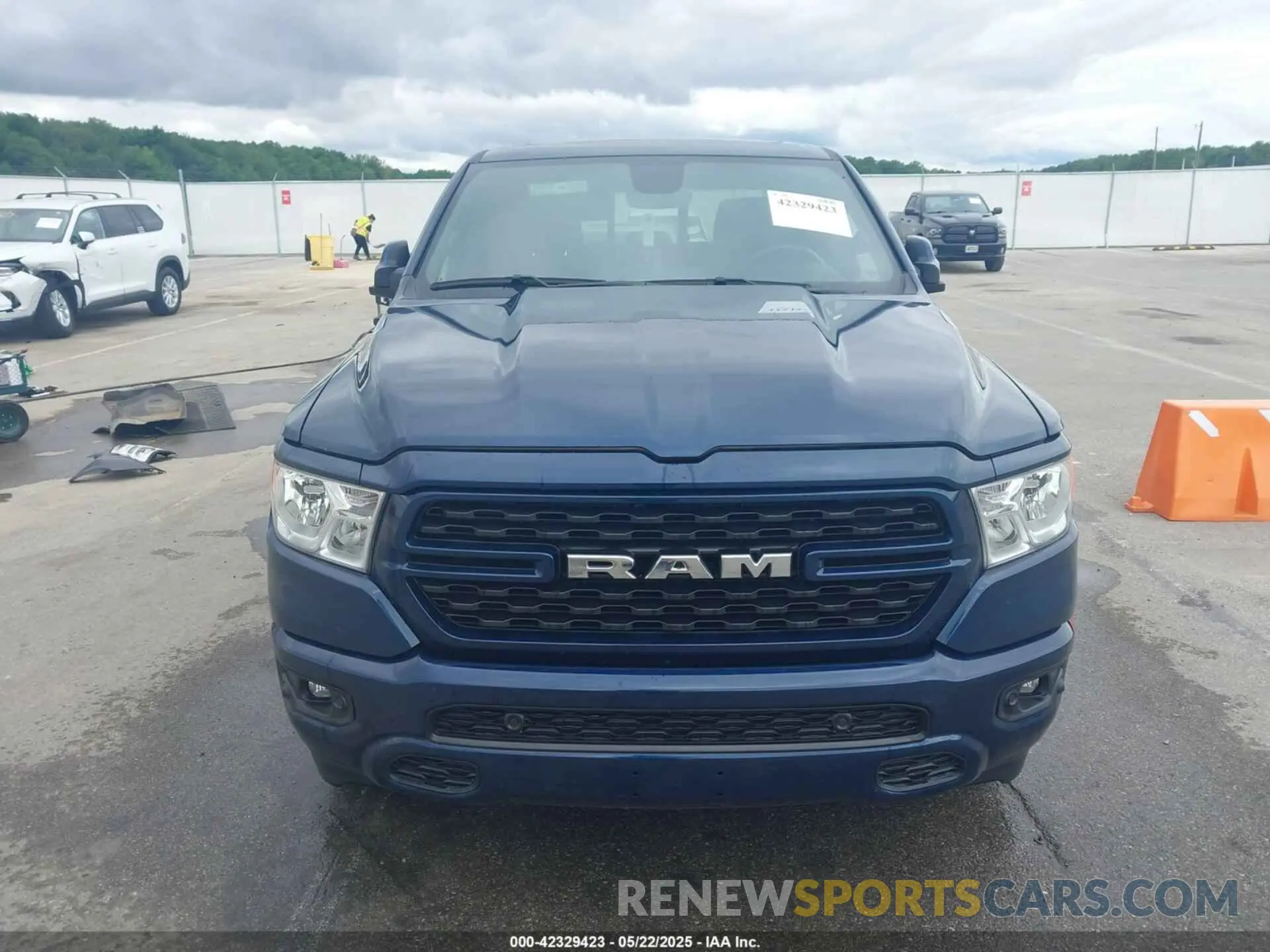 13 fotografías del automóvil dañado 1C6SRFFT2NN428978 RAM 1500 2022
