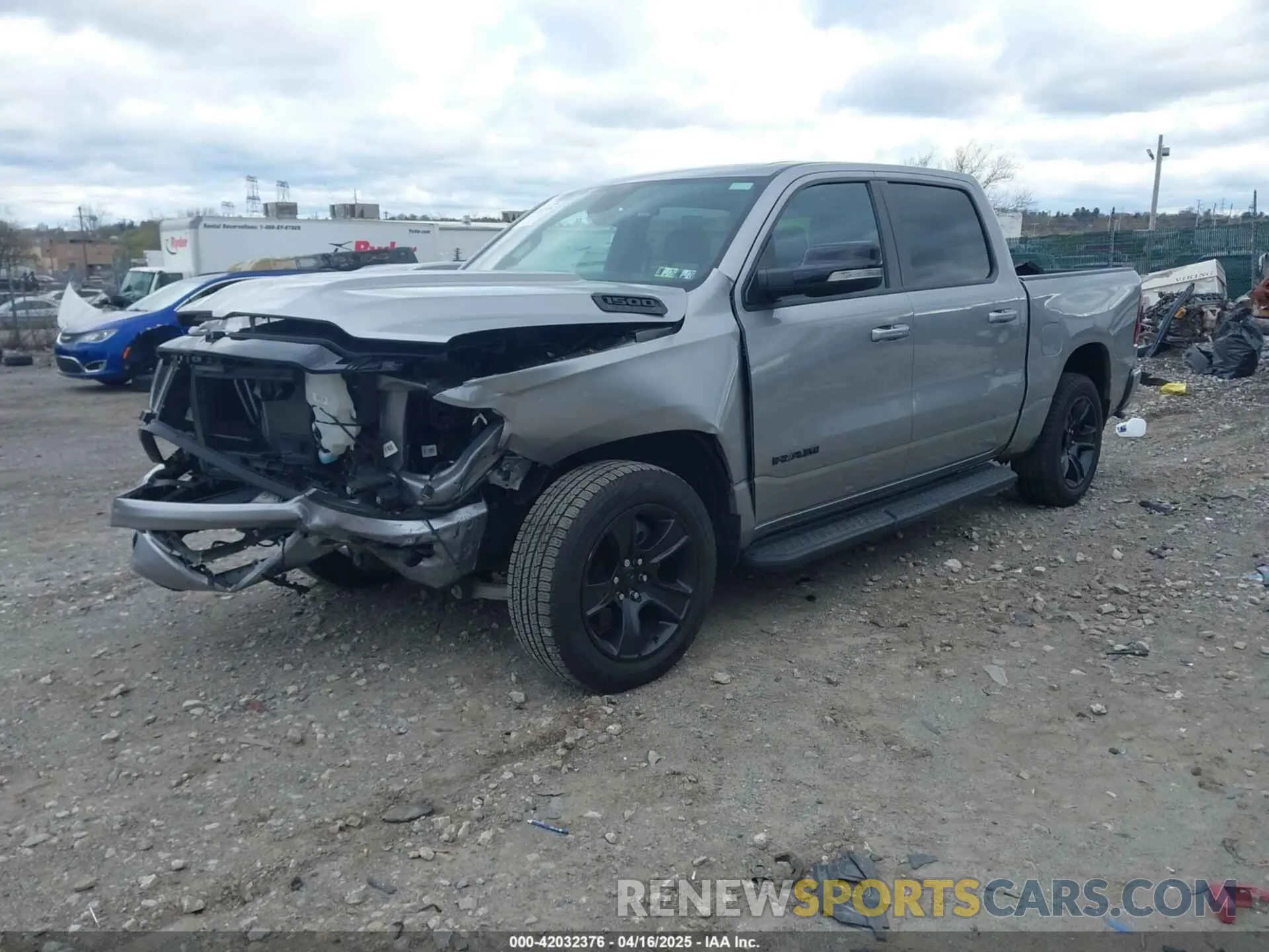 2 fotografías del automóvil dañado 1C6SRFFT5NN280759 RAM 1500 2022