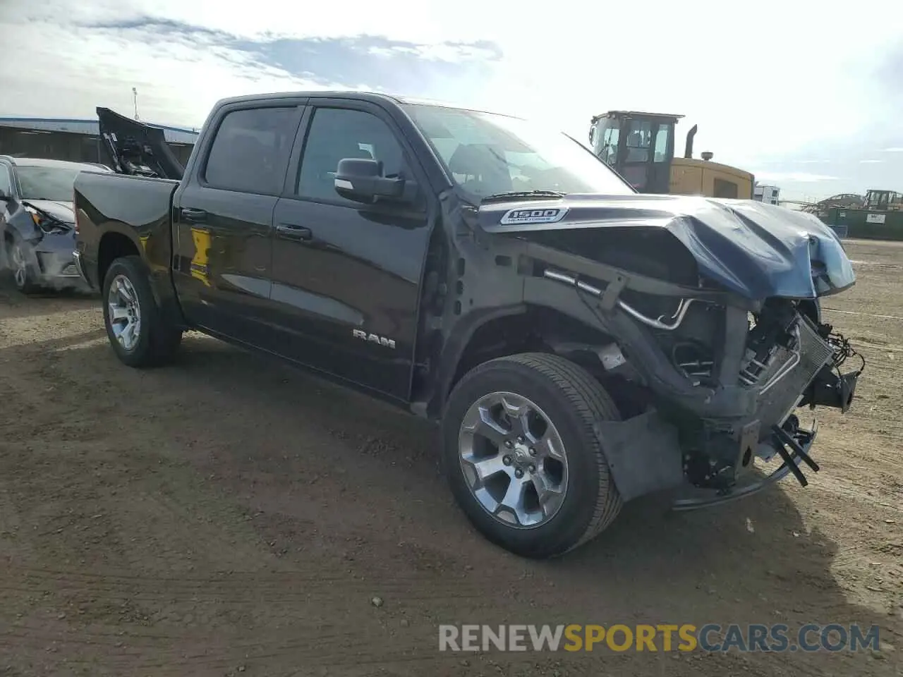 4 fotografías del automóvil dañado 1C6SRFFT5NN330737 RAM 1500 2022