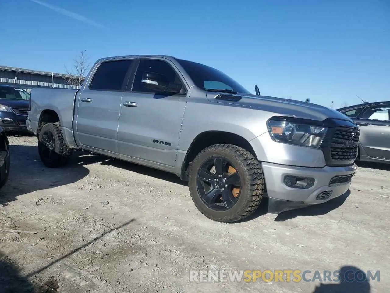 4 fotografías del automóvil dañado 1C6SRFFT5NN331838 RAM 1500 2022