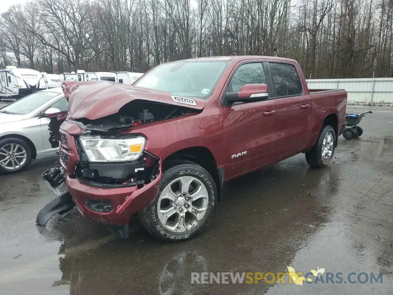 1 fotografías del automóvil dañado 1C6SRFFT5NN414606 RAM 1500 2022