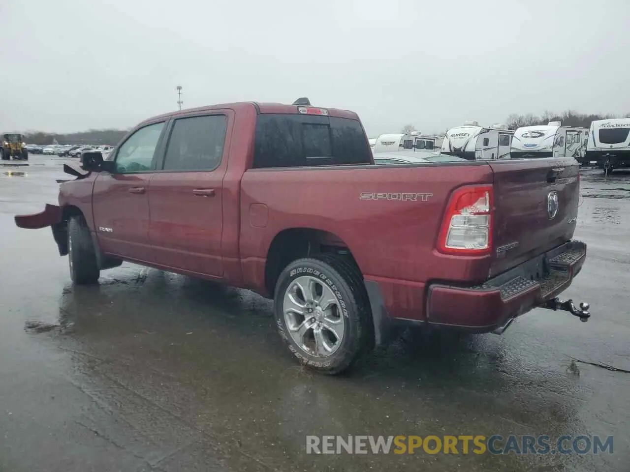 2 fotografías del automóvil dañado 1C6SRFFT5NN414606 RAM 1500 2022