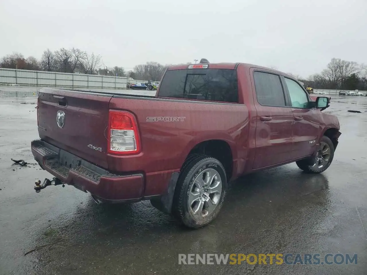 3 fotografías del automóvil dañado 1C6SRFFT5NN414606 RAM 1500 2022
