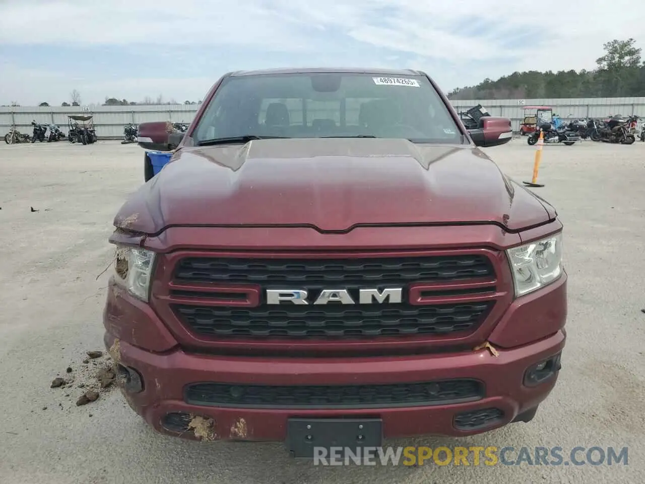 5 fotografías del automóvil dañado 1C6SRFFT5NN458587 RAM 1500 2022