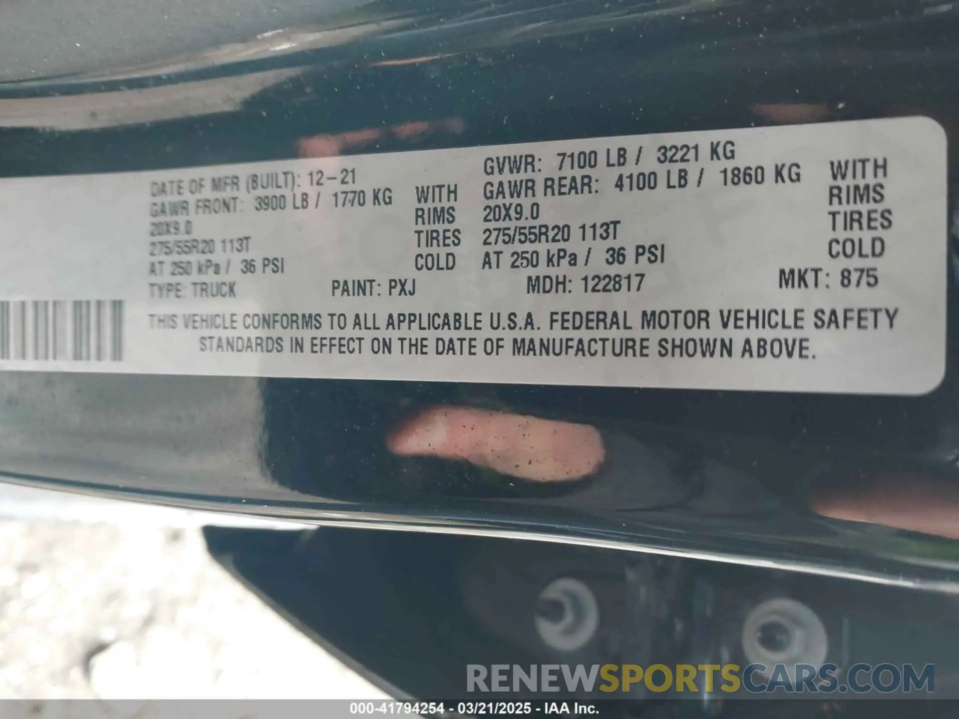 9 fotografías del automóvil dañado 1C6SRFFT6NN238679 RAM 1500 2022