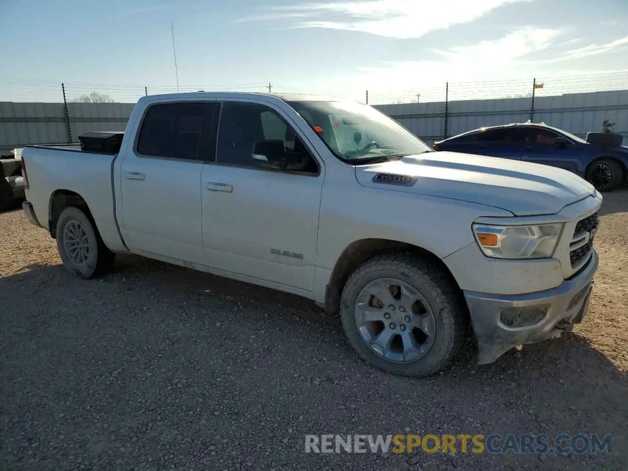 4 fotografías del automóvil dañado 1C6SRFFT7NN441225 RAM 1500 2022