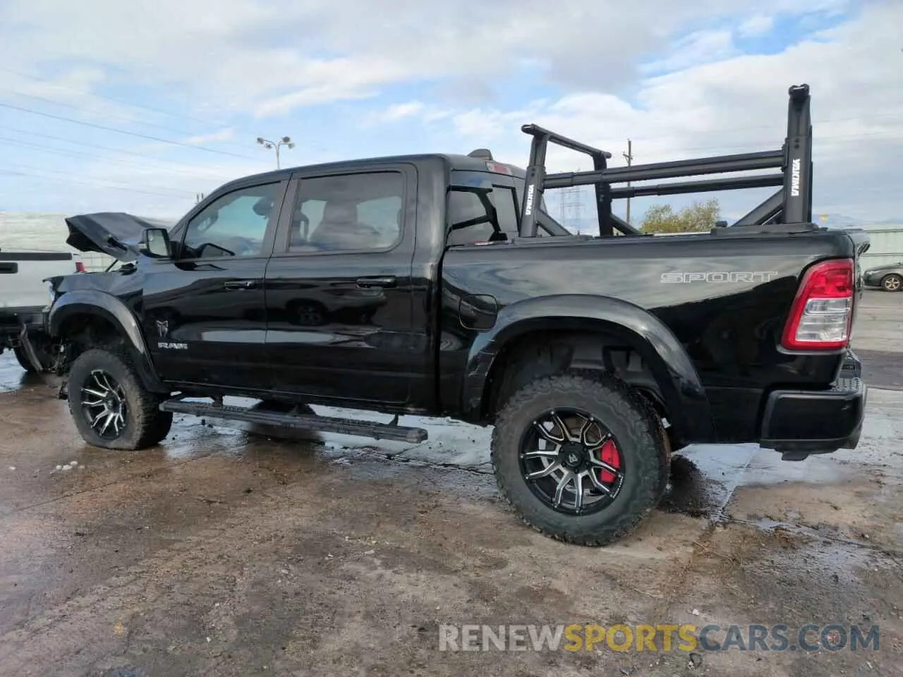 2 fotografías del automóvil dañado 1C6SRFFTXNN314498 RAM 1500 2022