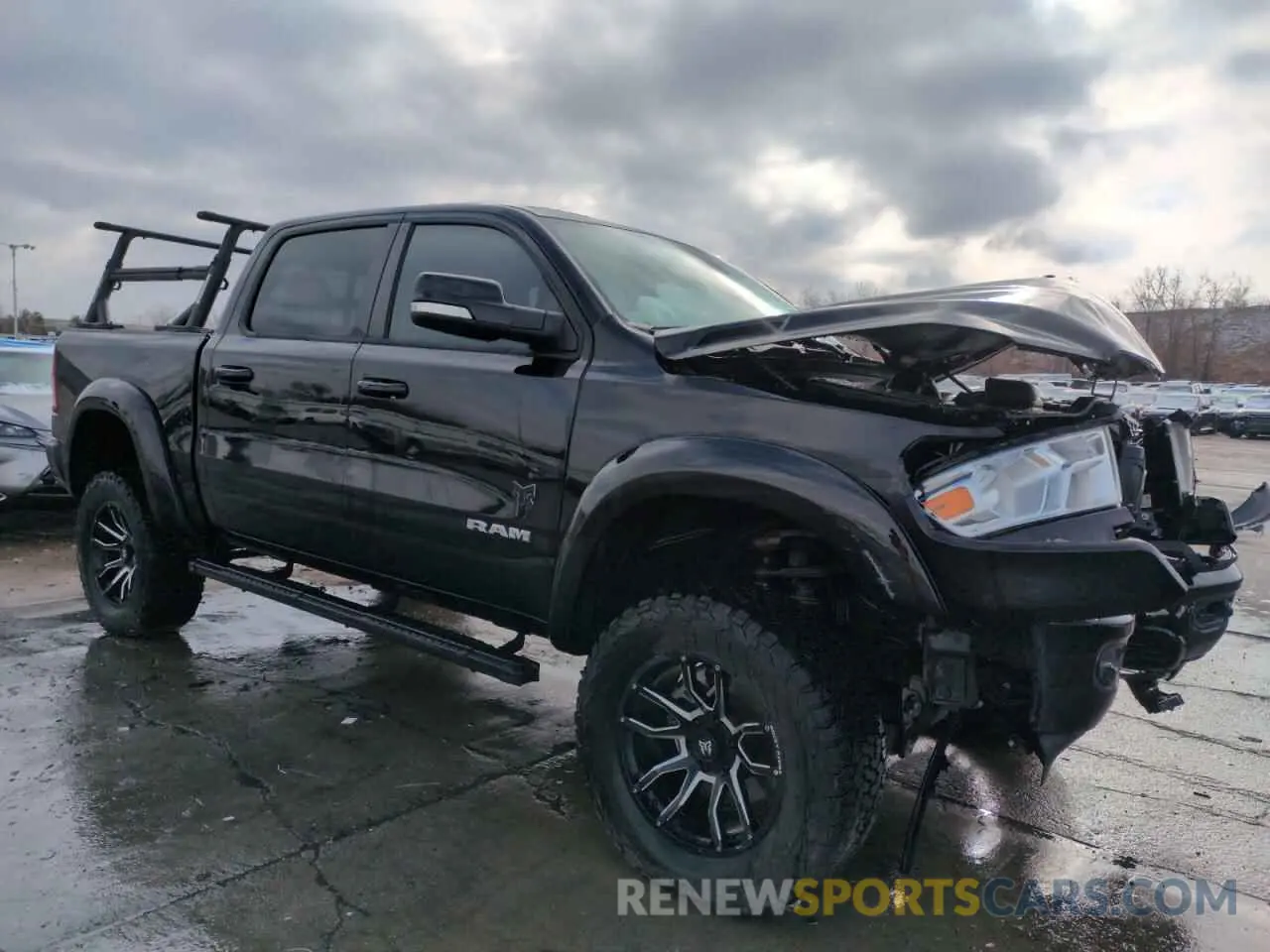 4 fotografías del automóvil dañado 1C6SRFFTXNN314498 RAM 1500 2022