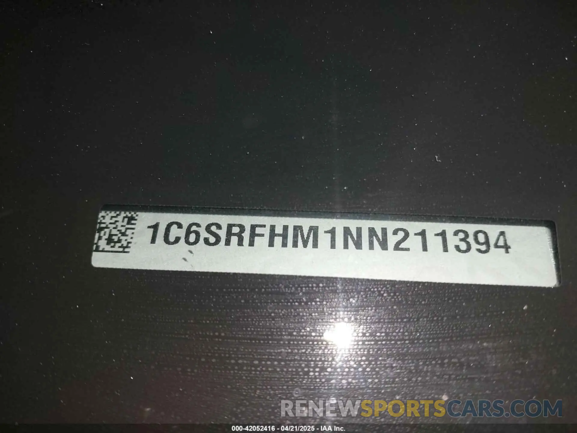 21 fotografías del automóvil dañado 1C6SRFHM1NN211394 RAM 1500 2022