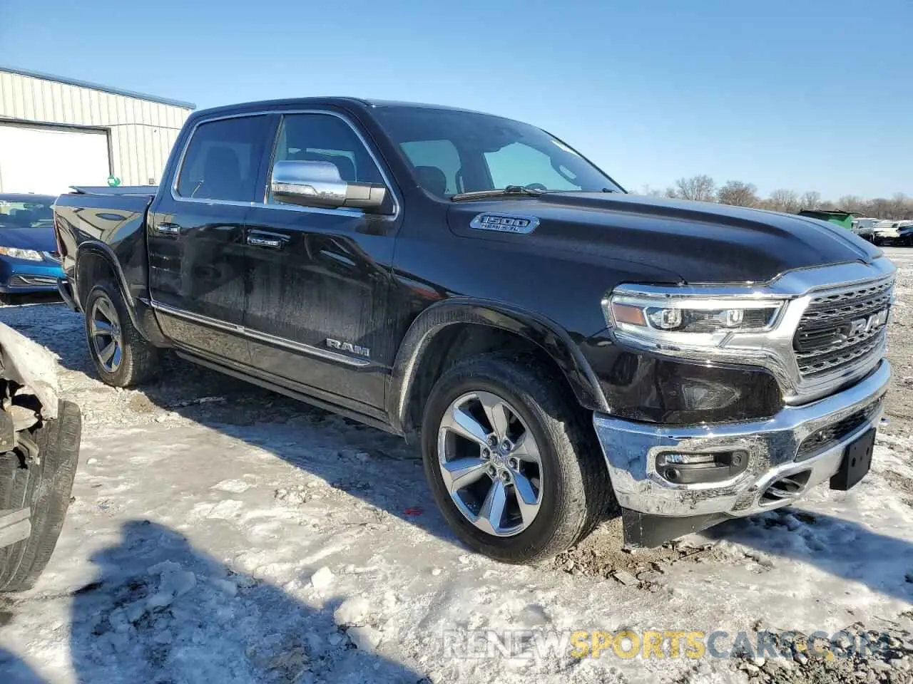 4 fotografías del automóvil dañado 1C6SRFHT4NN360826 RAM 1500 2022