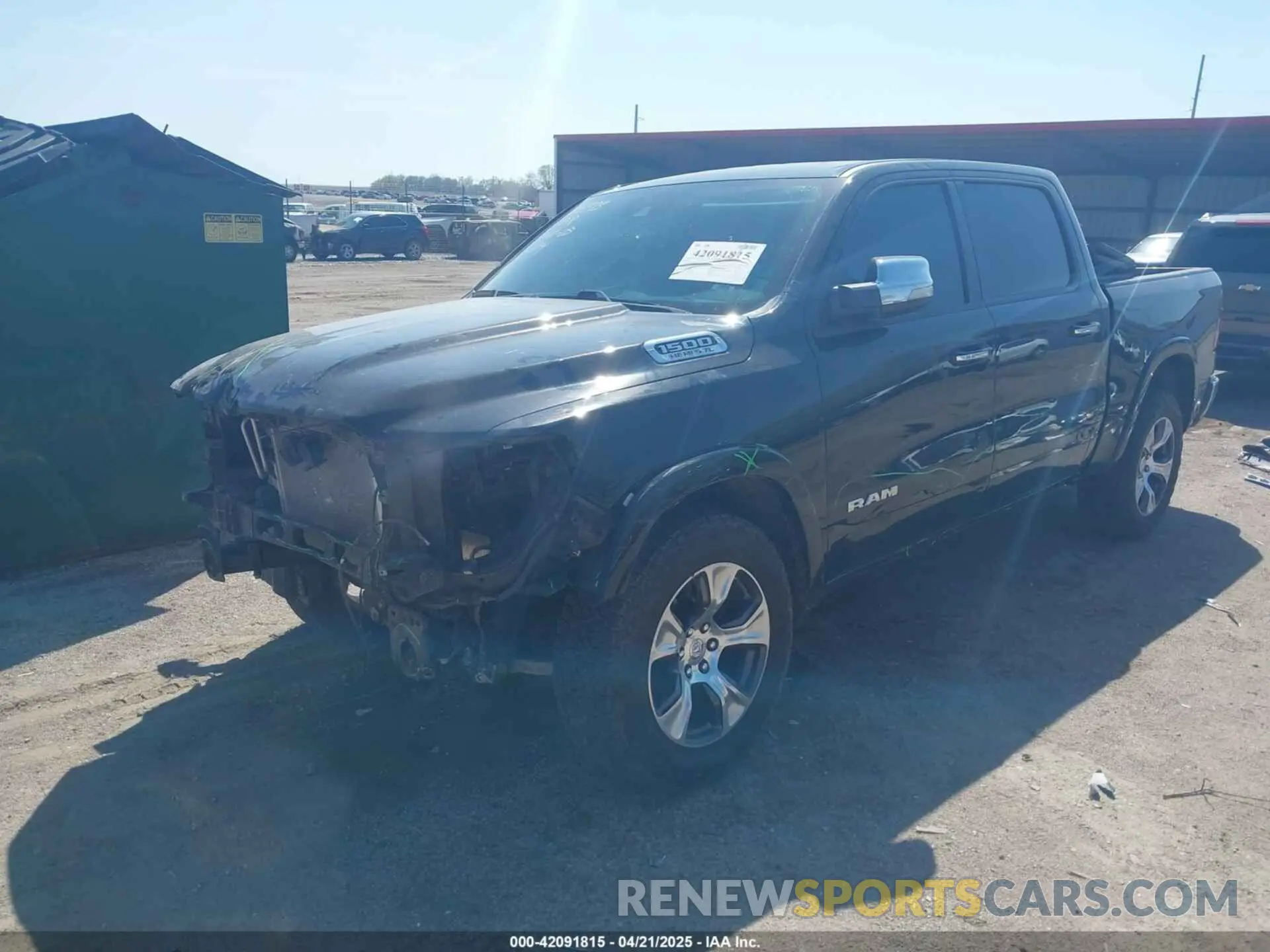 2 fotografías del automóvil dañado 1C6SRFJT0NN314680 RAM 1500 2022