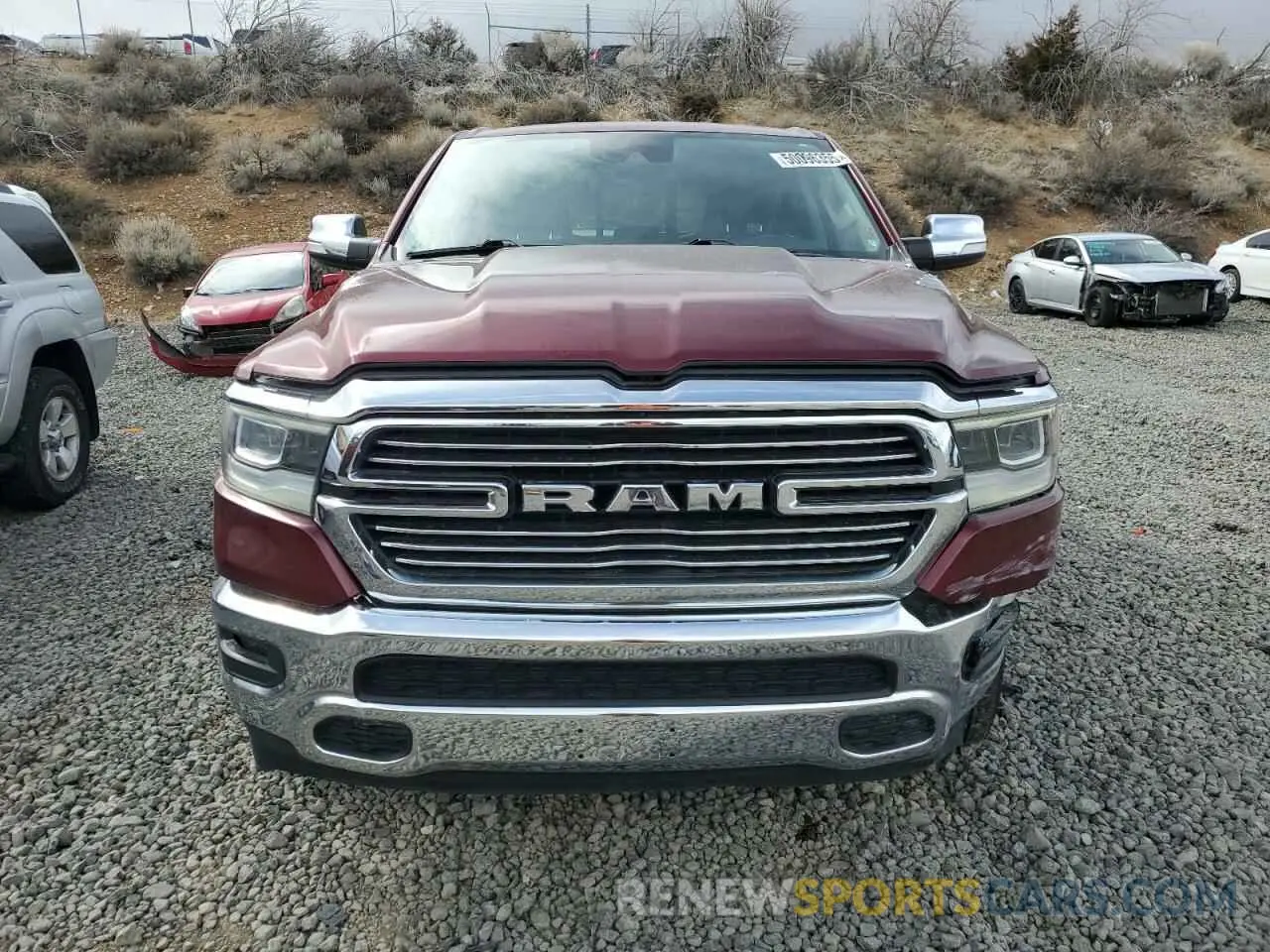 5 fotografías del automóvil dañado 1C6SRFJT3NN248495 RAM 1500 2022