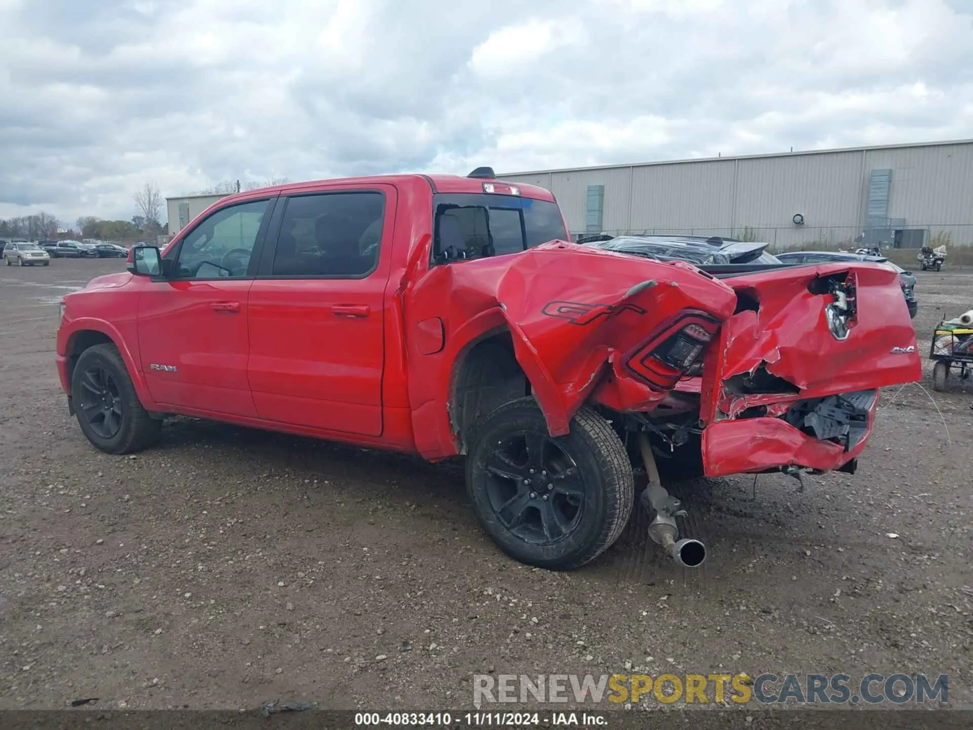3 fotografías del automóvil dañado 1C6SRFJT3NN348936 RAM 1500 2022