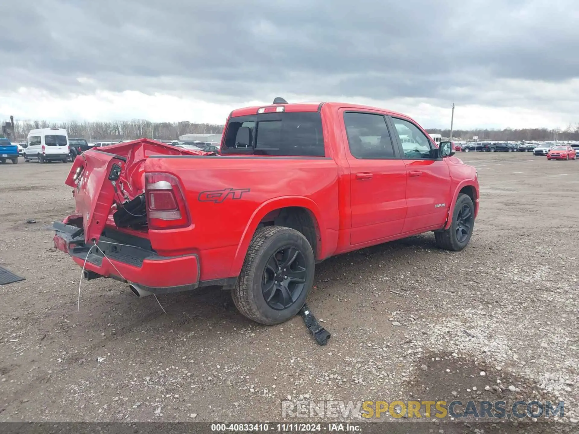 4 fotografías del automóvil dañado 1C6SRFJT3NN348936 RAM 1500 2022