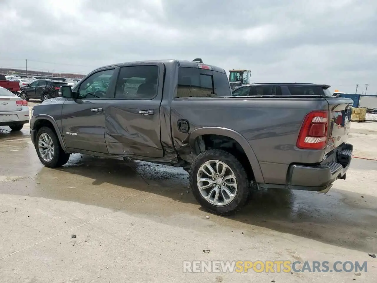 2 fotografías del automóvil dañado 1C6SRFJT5NN191698 RAM 1500 2022