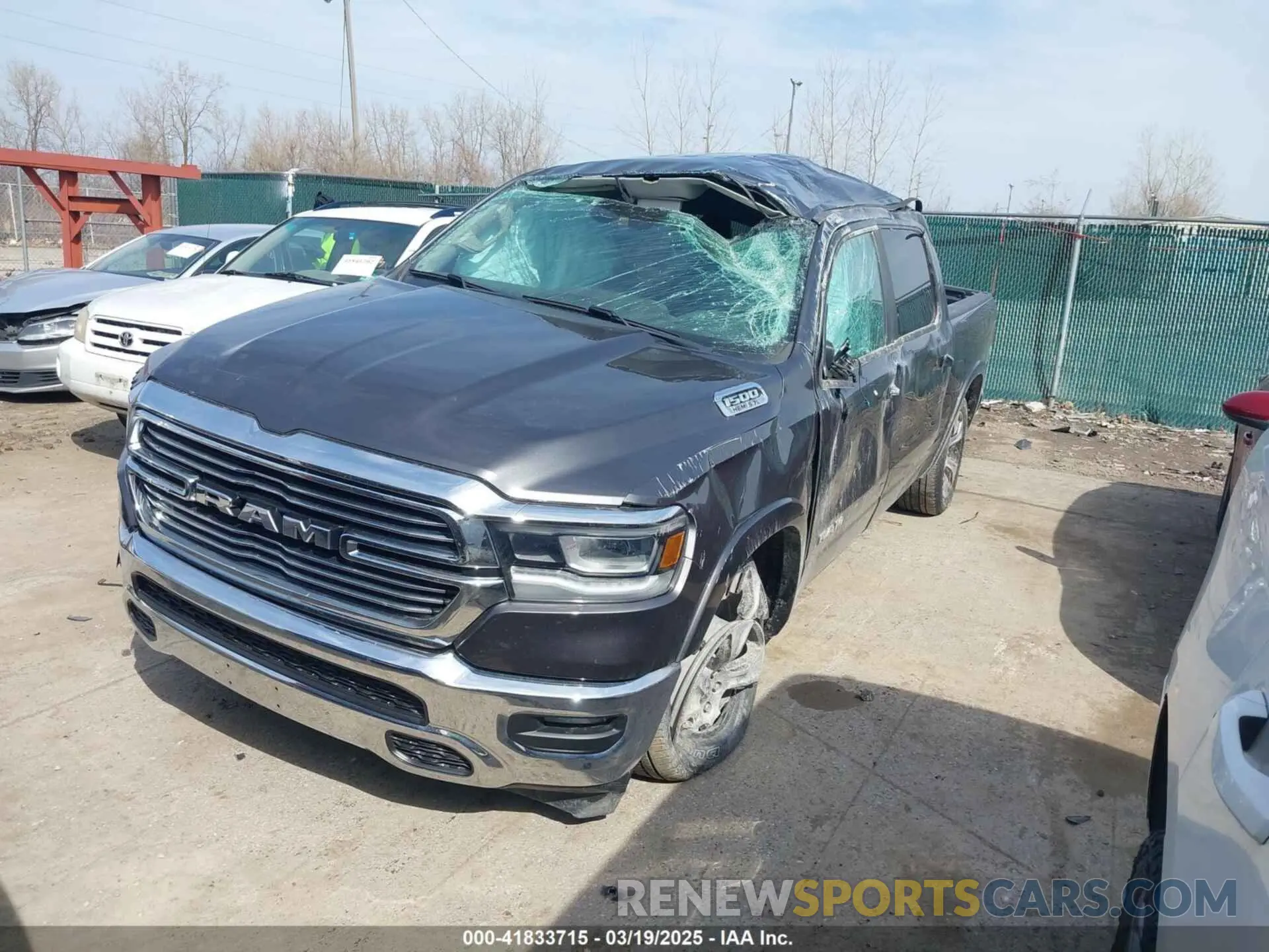 2 fotografías del automóvil dañado 1C6SRFJT5NN349389 RAM 1500 2022