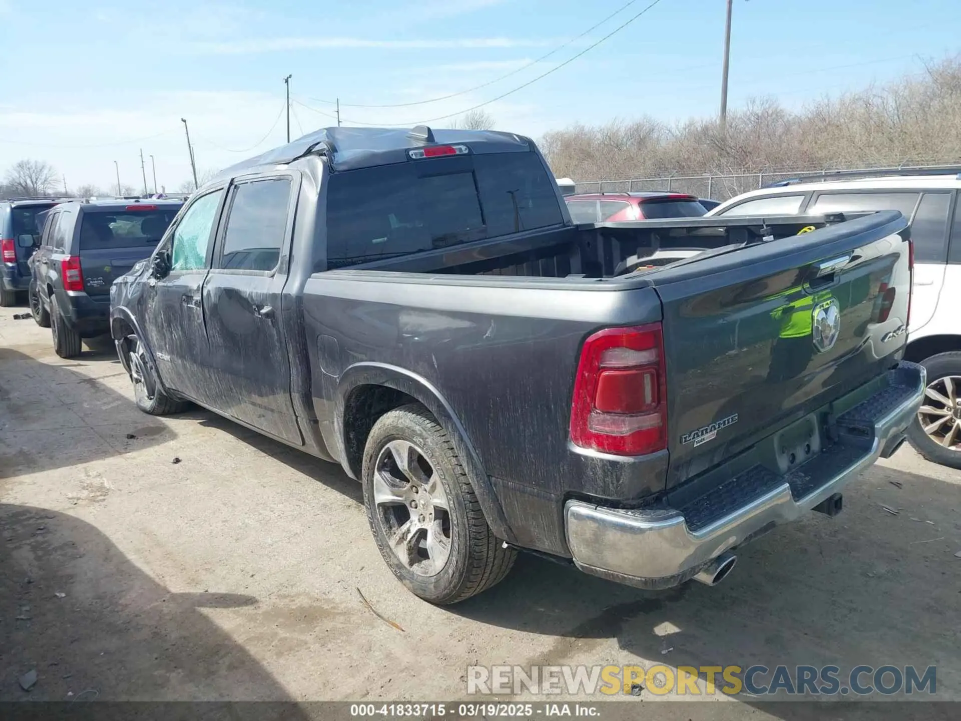 3 fotografías del automóvil dañado 1C6SRFJT5NN349389 RAM 1500 2022