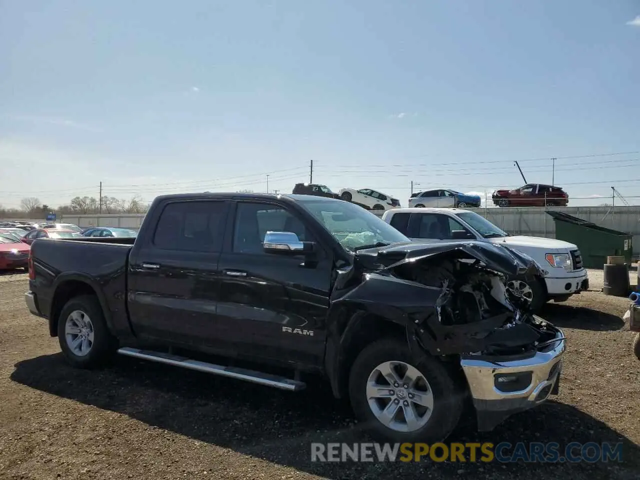 4 fotografías del automóvil dañado 1C6SRFJT5NN363762 RAM 1500 2022