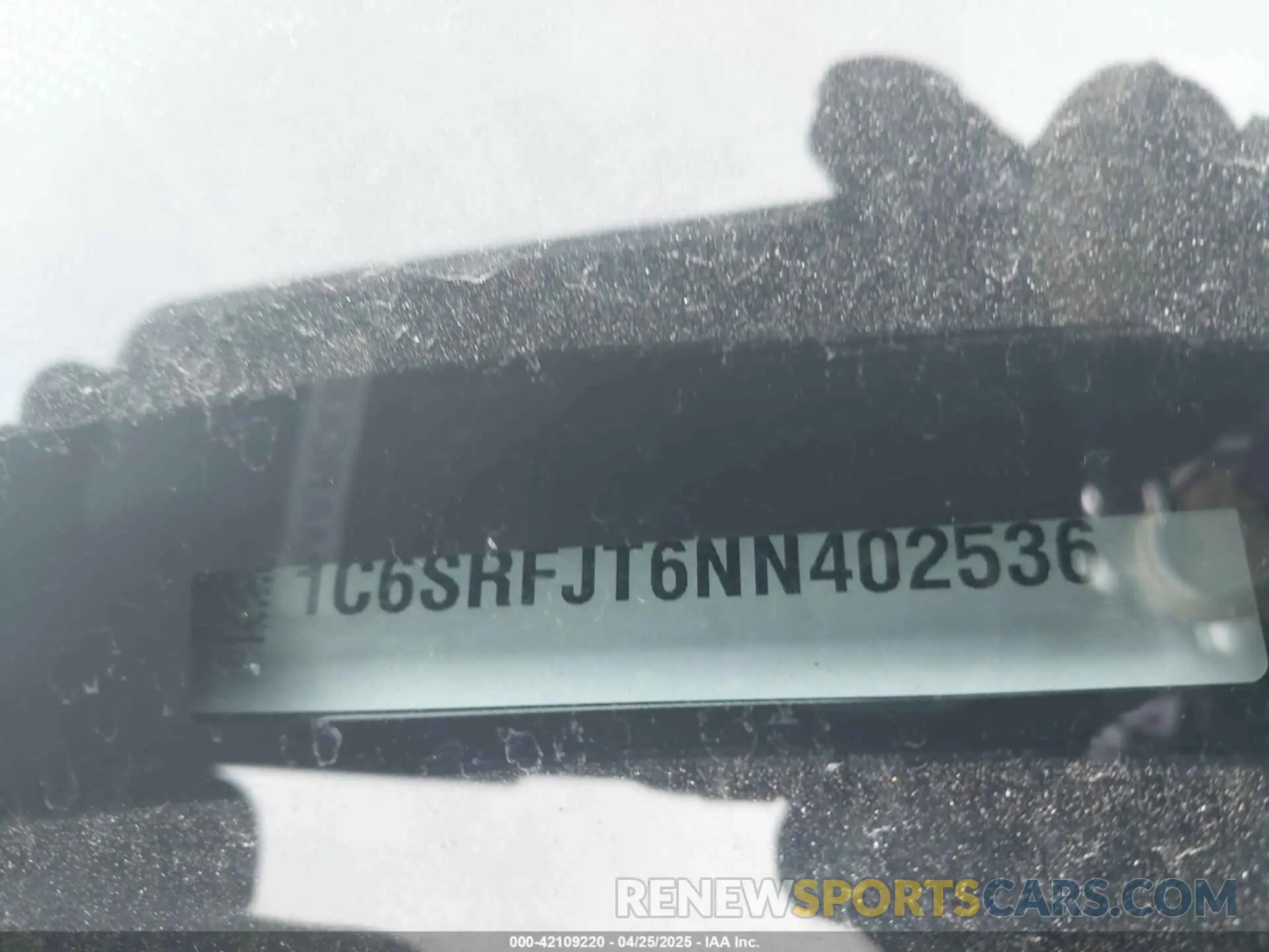 9 fotografías del automóvil dañado 1C6SRFJT6NN402536 RAM 1500 2022