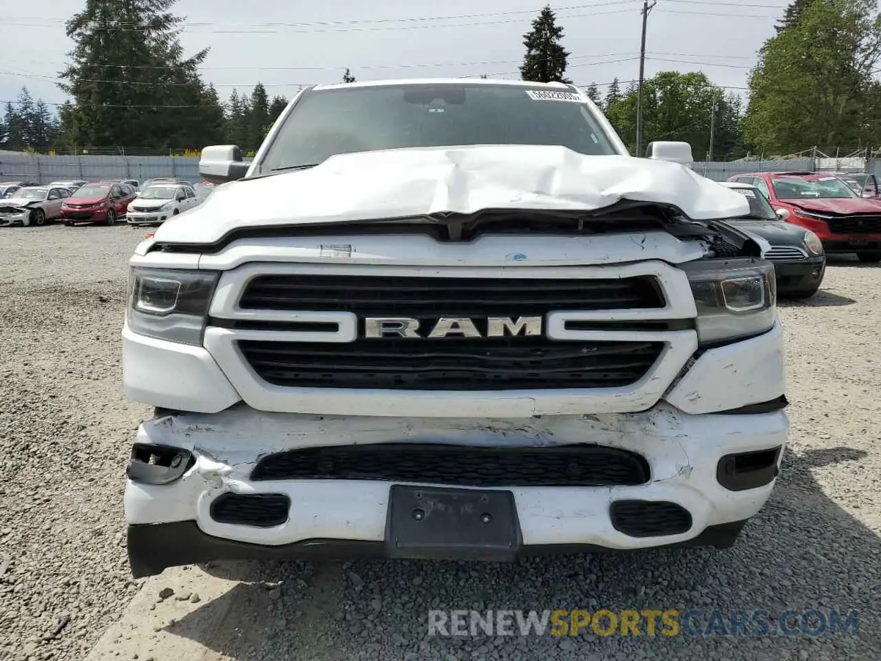 5 fotografías del automóvil dañado 1C6SRFJT7NN286490 RAM 1500 2022
