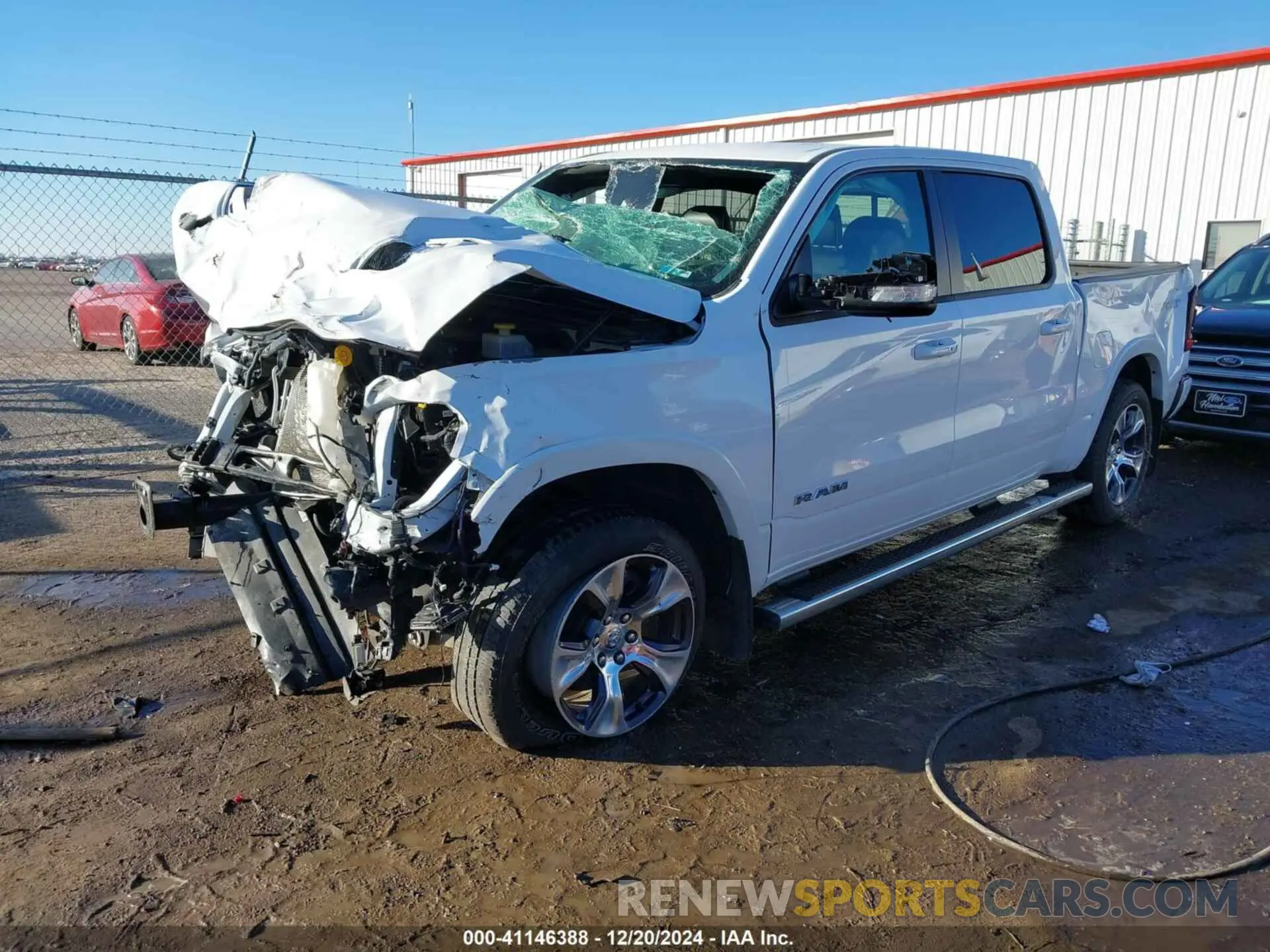 2 fotografías del automóvil dañado 1C6SRFJT9NN306884 RAM 1500 2022