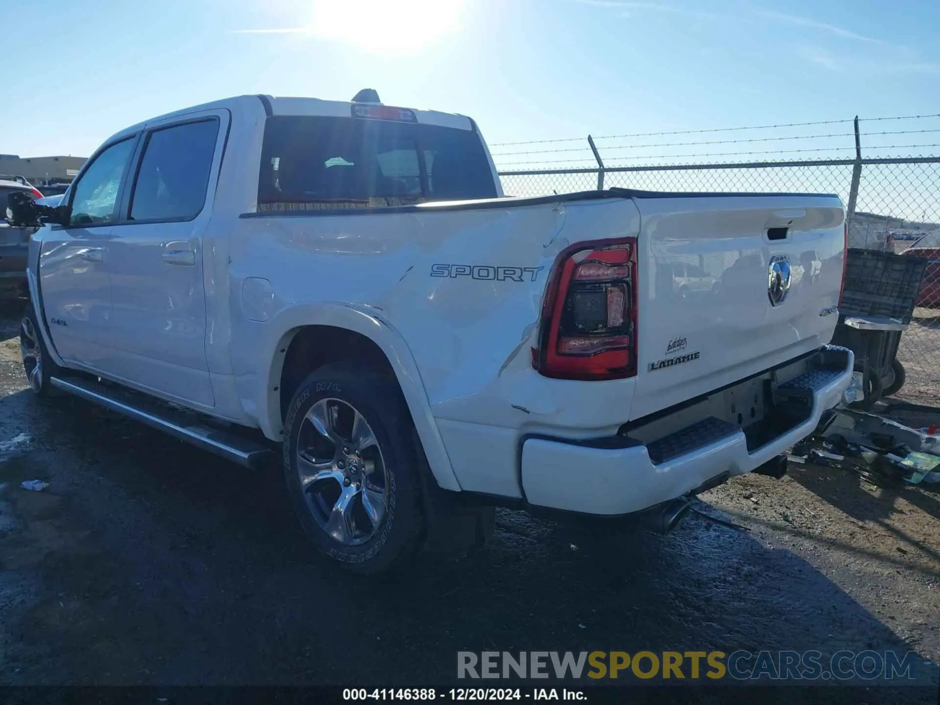 3 fotografías del automóvil dañado 1C6SRFJT9NN306884 RAM 1500 2022
