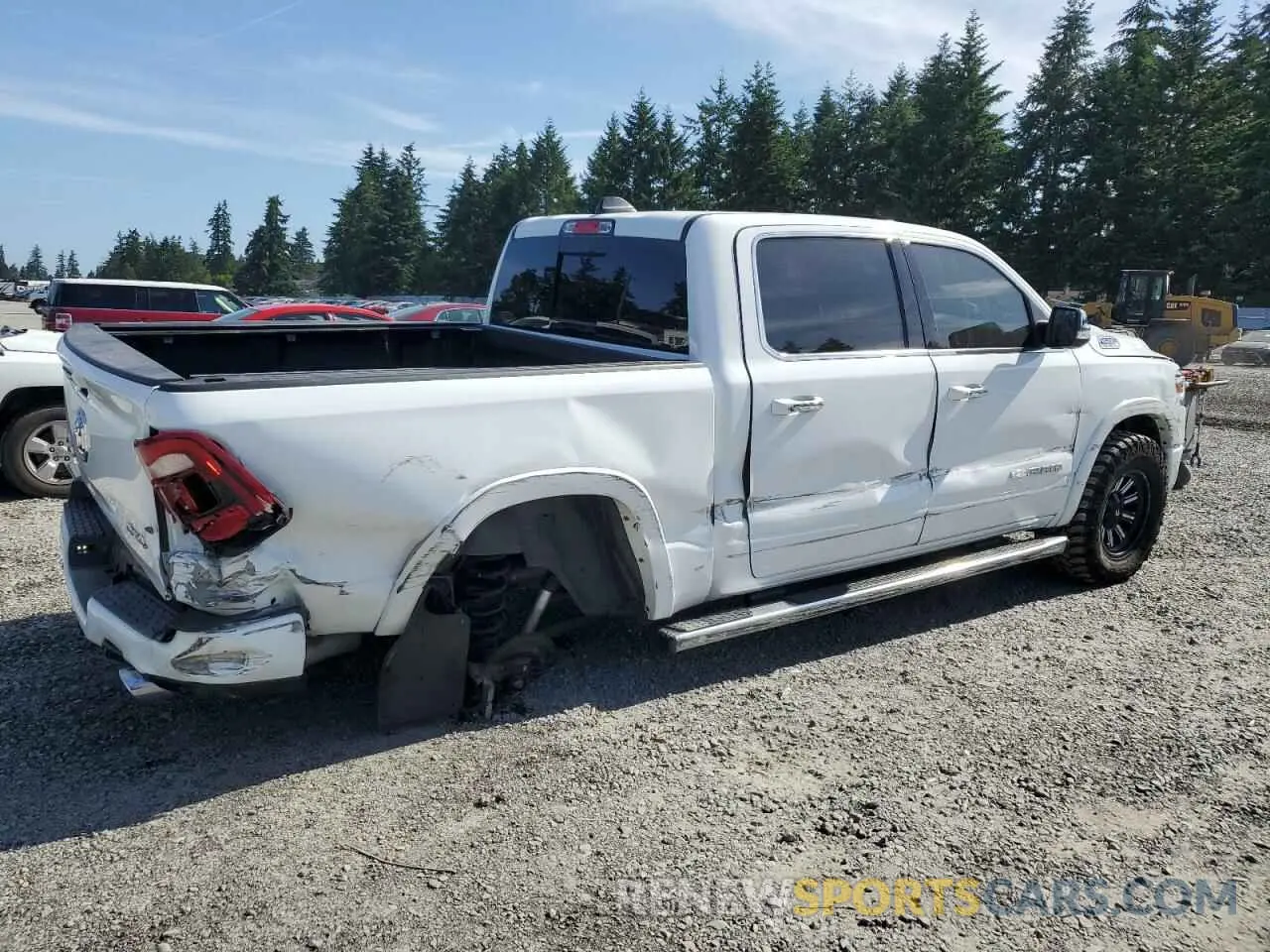 3 fotografías del automóvil dañado 1C6SRFKT0NN203917 RAM 1500 2022