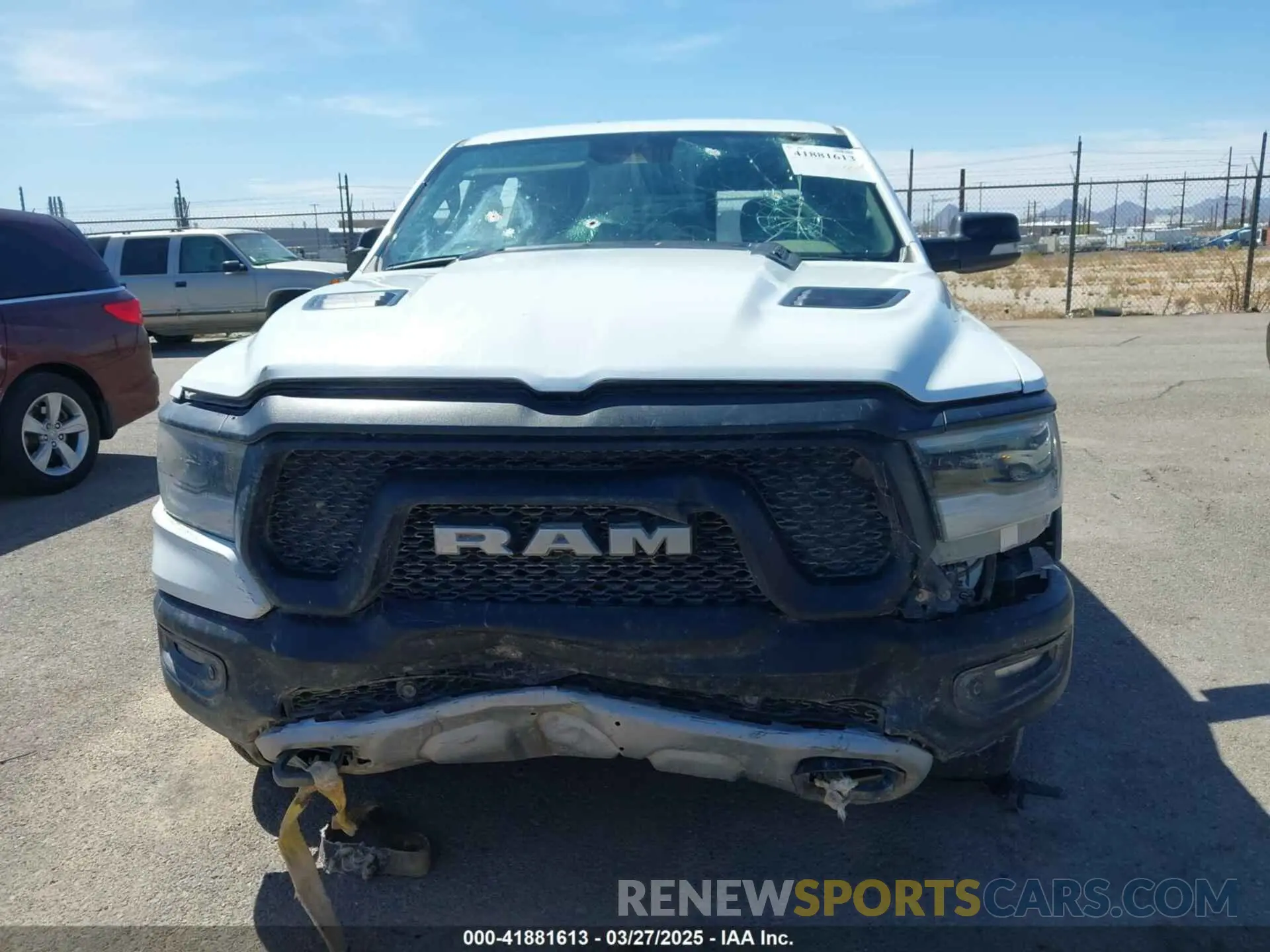 11 fotografías del automóvil dañado 1C6SRFLT4NN357352 RAM 1500 2022