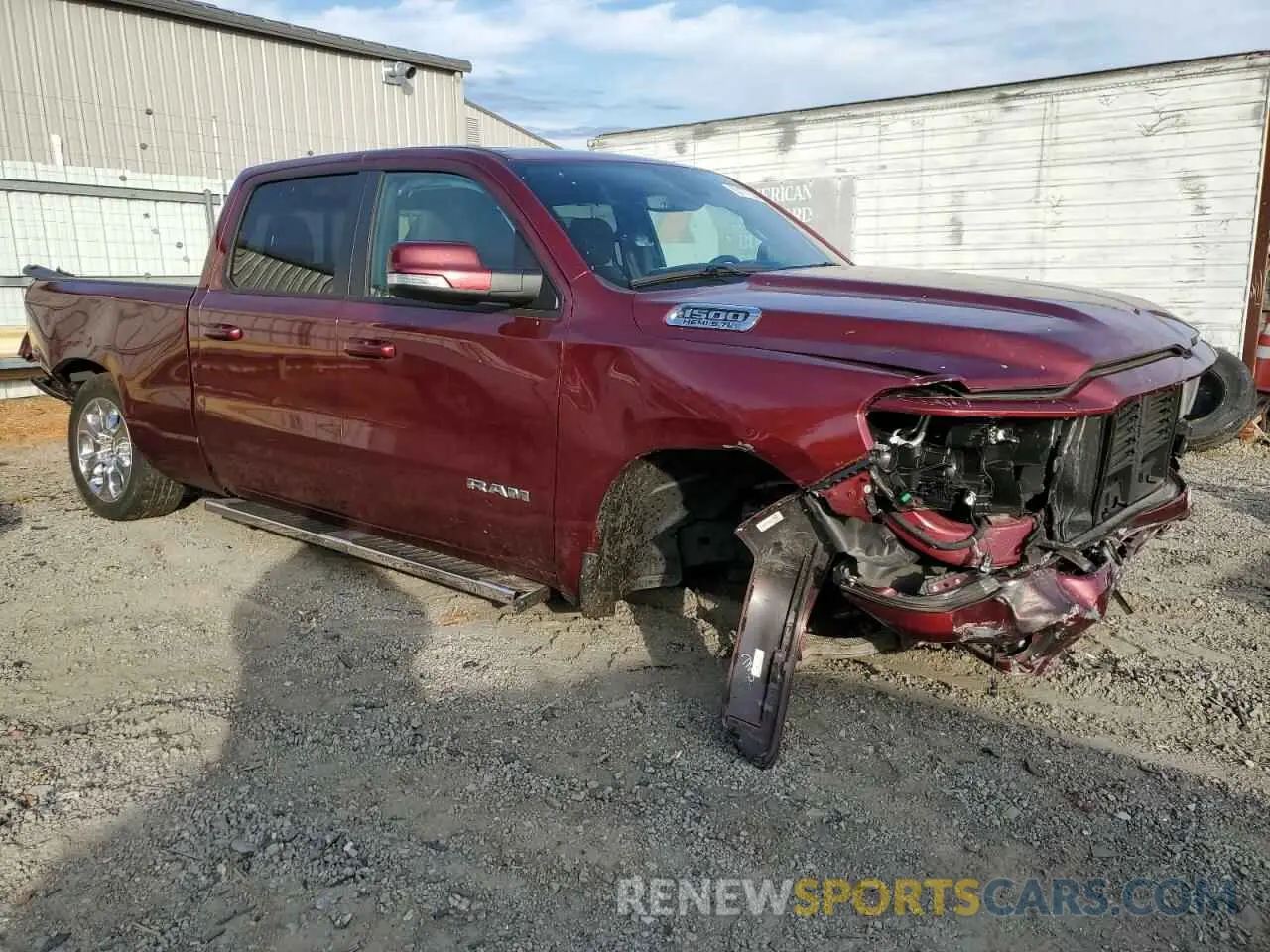 4 fotografías del automóvil dañado 1C6SRFMT3NN265986 RAM 1500 2022