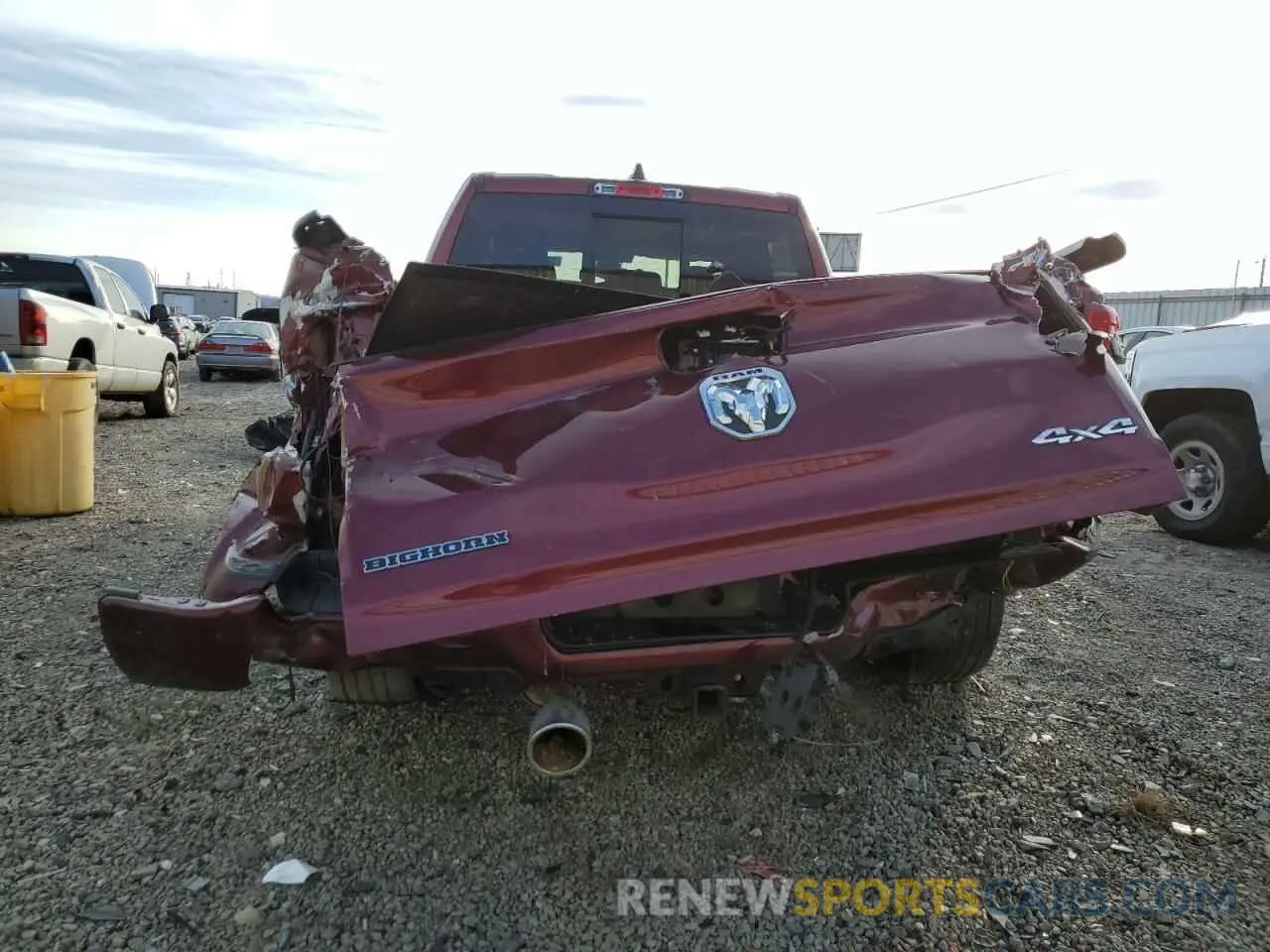 6 fotografías del automóvil dañado 1C6SRFMT3NN265986 RAM 1500 2022