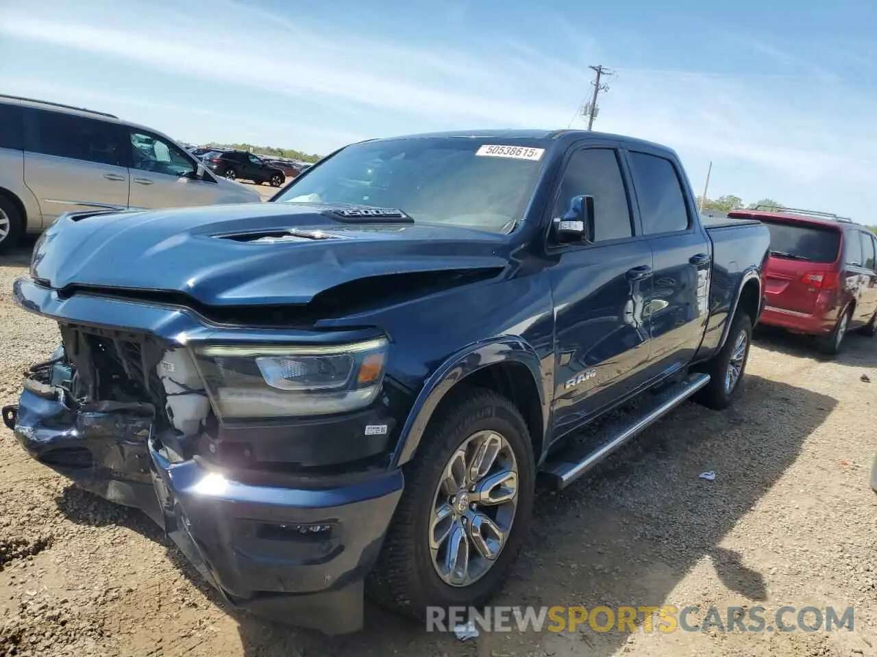 1 fotografías del automóvil dañado 1C6SRFRTXNN141884 RAM 1500 2022