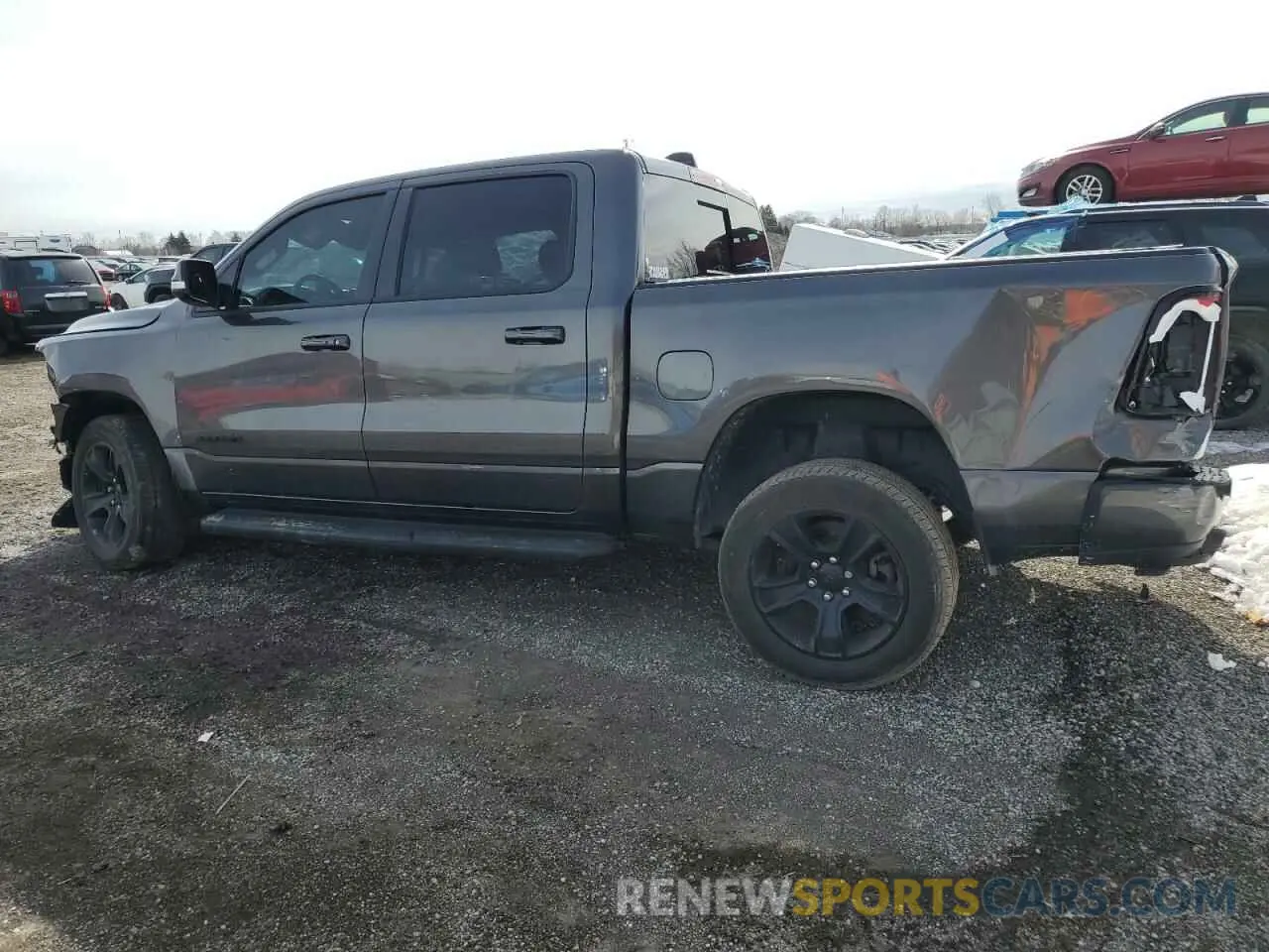 2 fotografías del automóvil dañado 1C6SRFVTXNN149893 RAM 1500 2022