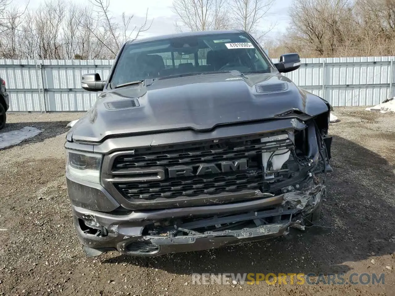 5 fotografías del automóvil dañado 1C6SRFVTXNN149893 RAM 1500 2022