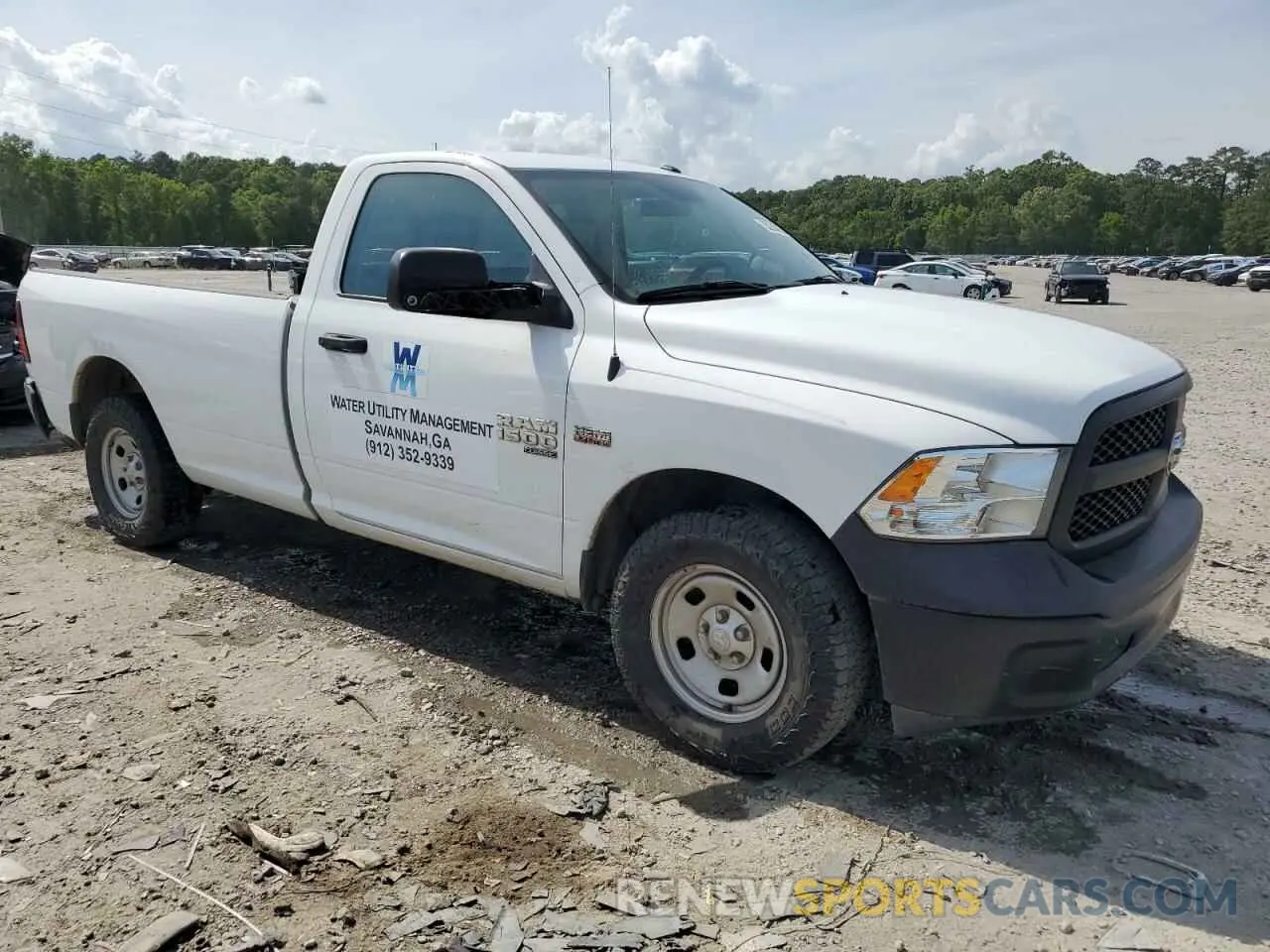 4 fotografías del automóvil dañado 3C6JR6DT4NG172298 RAM 1500 2022