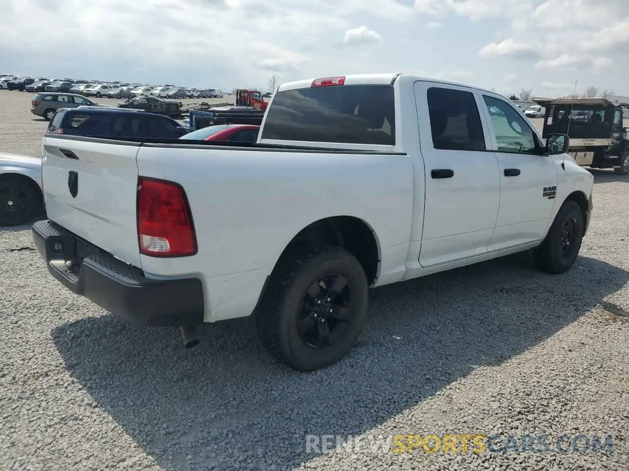 3 fotografías del automóvil dañado 3C6RR6KG0NG210845 RAM 1500 2022