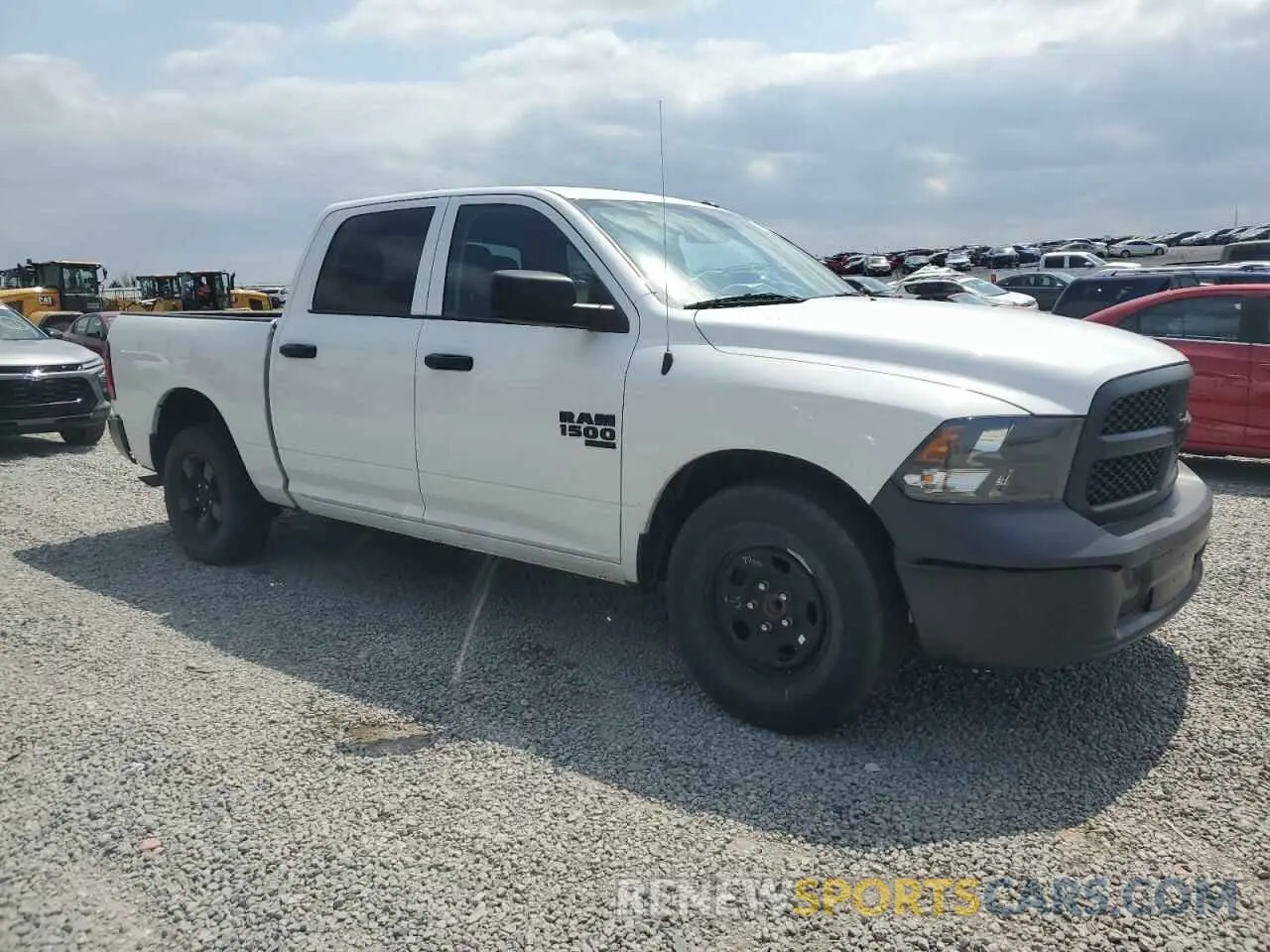 4 fotografías del automóvil dañado 3C6RR6KG0NG210845 RAM 1500 2022