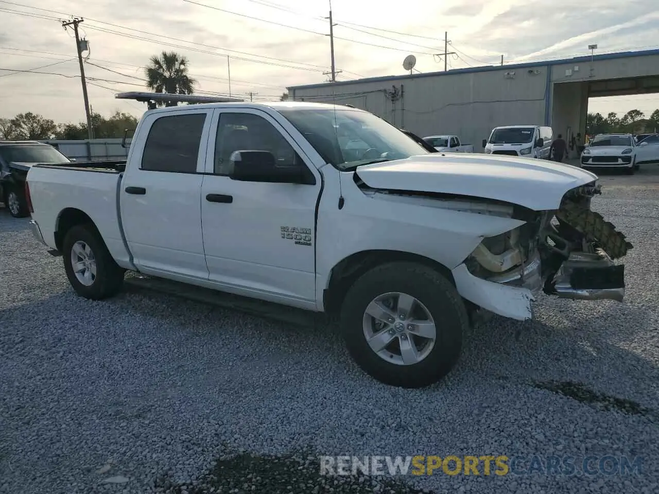 4 fotografías del automóvil dañado 3C6RR7KG6NG378110 RAM 1500 2022