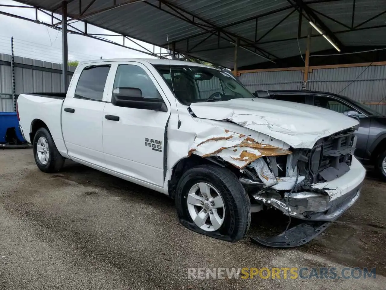 4 fotografías del automóvil dañado 1C6RR6LG6PS580210 RAM 1500 2023