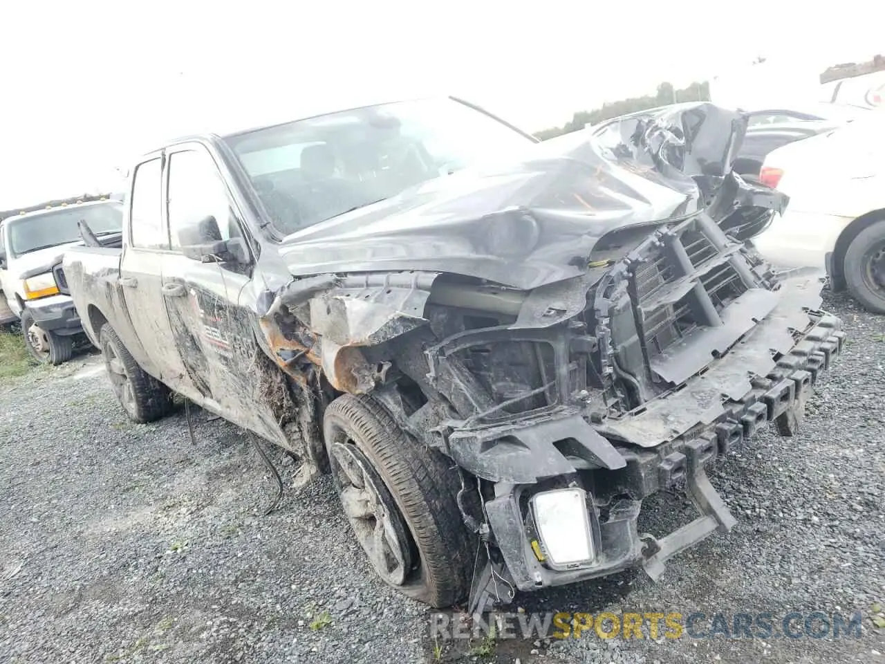 4 fotografías del automóvil dañado 1C6RR7FG8PS547985 RAM 1500 2023